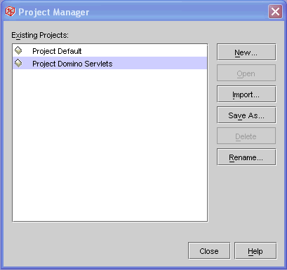 NetBeans's Project Manager